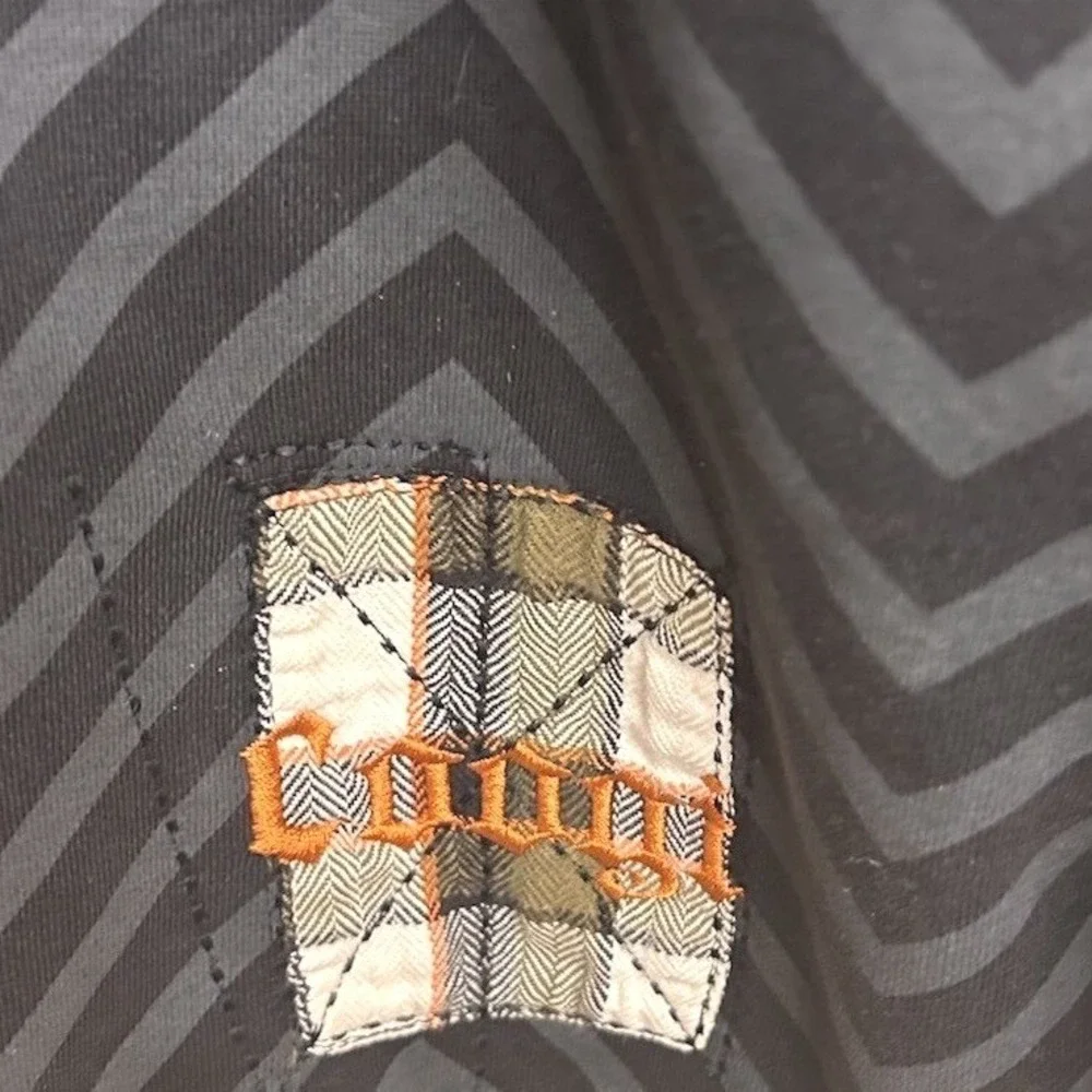 Rare Unique COOGI Mens Sz. 4XL Full Zip Hoodie‎ Multicolor Retro Print Logo Hood
